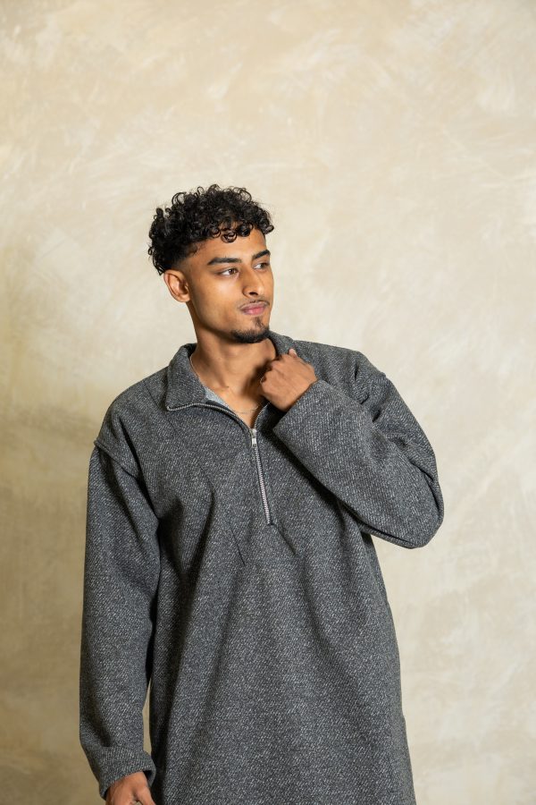 Quarter Zip - Grey