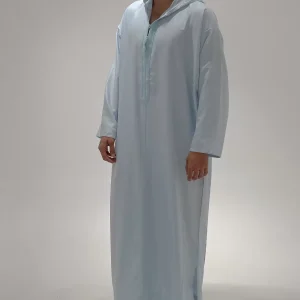 Moroccon Djellaba - Ice Blue