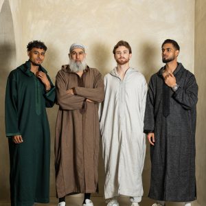 Winter Djellaba - Light Grey