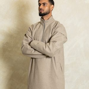 Quarter Zip - Stone