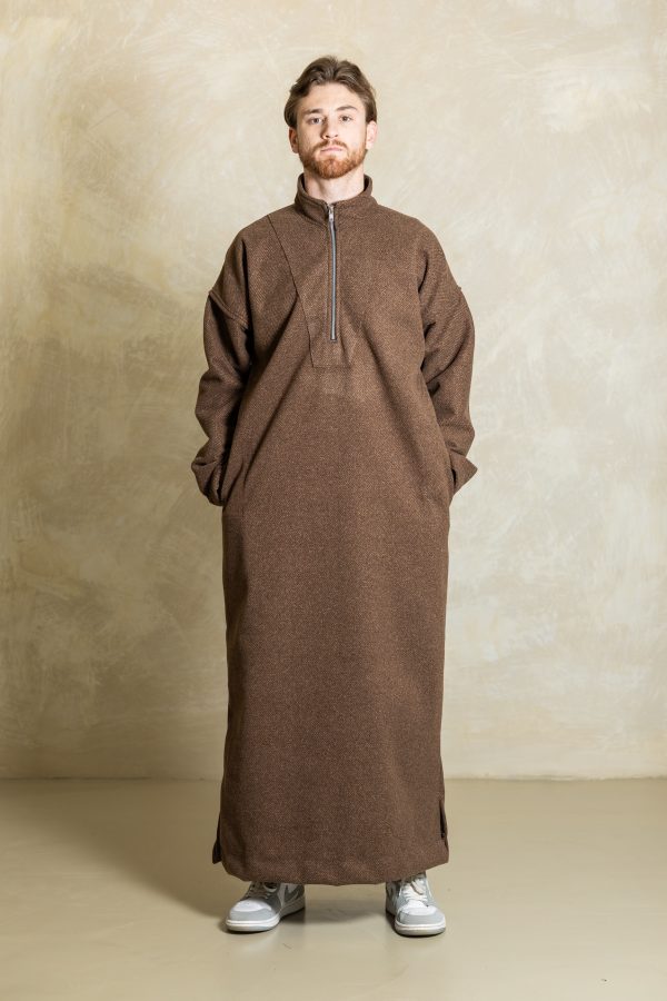 Quarter Zip - Brown