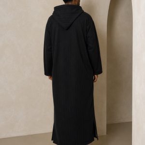 Premium Winter Djellaba - Black