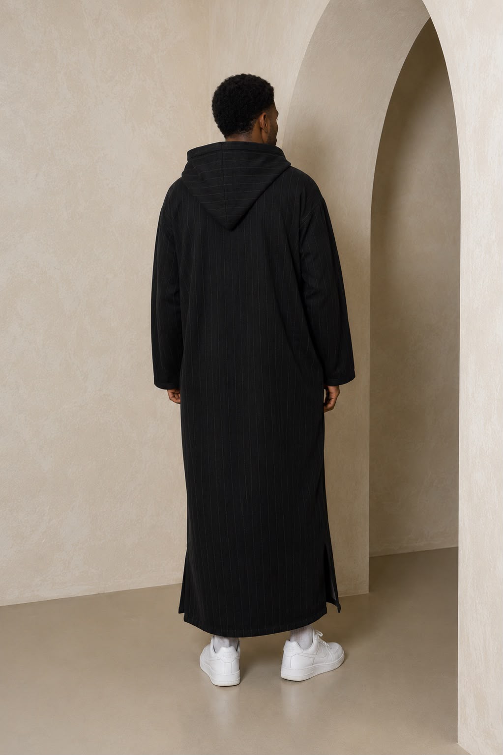 Premium Winter Djellaba - Black