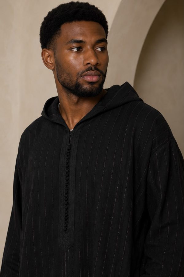 Premium Winter Djellaba - Black