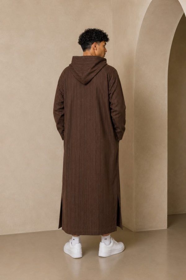 Premium Winter Djellaba - Brown