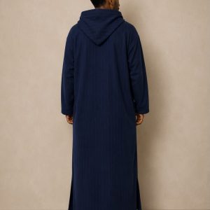 Premium Winter Djellaba - Navy