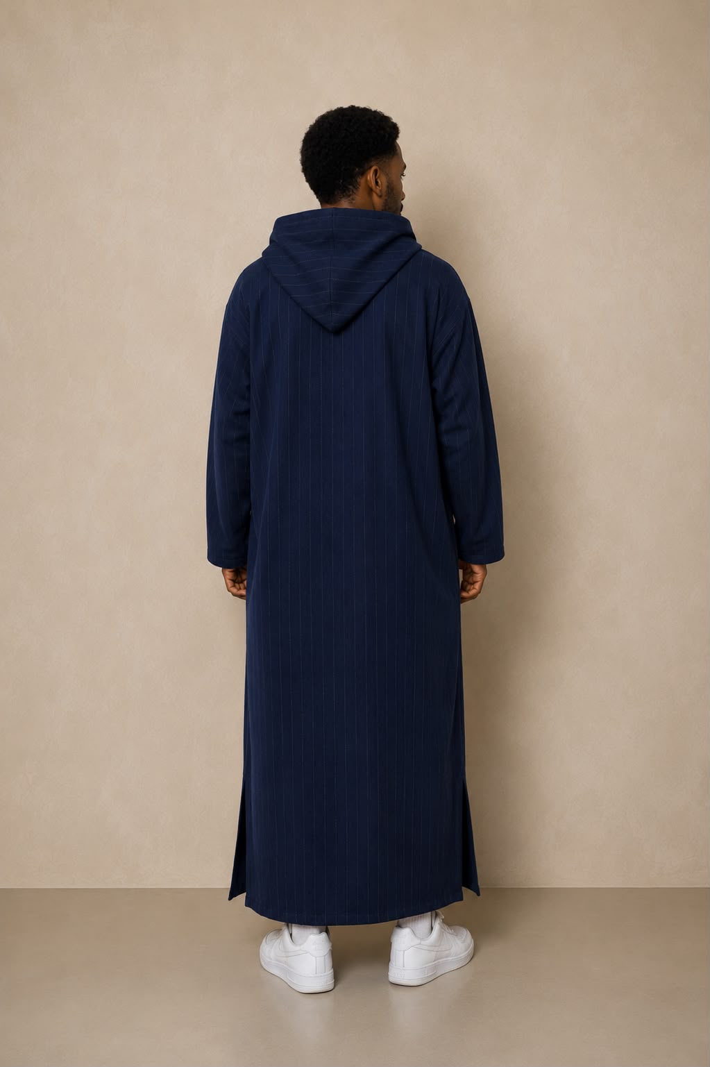 Premium Winter Djellaba - Navy