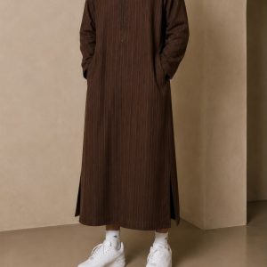 Premium Winter Djellaba - Brown