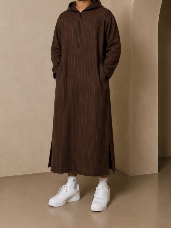 Premium Winter Djellaba - Brown